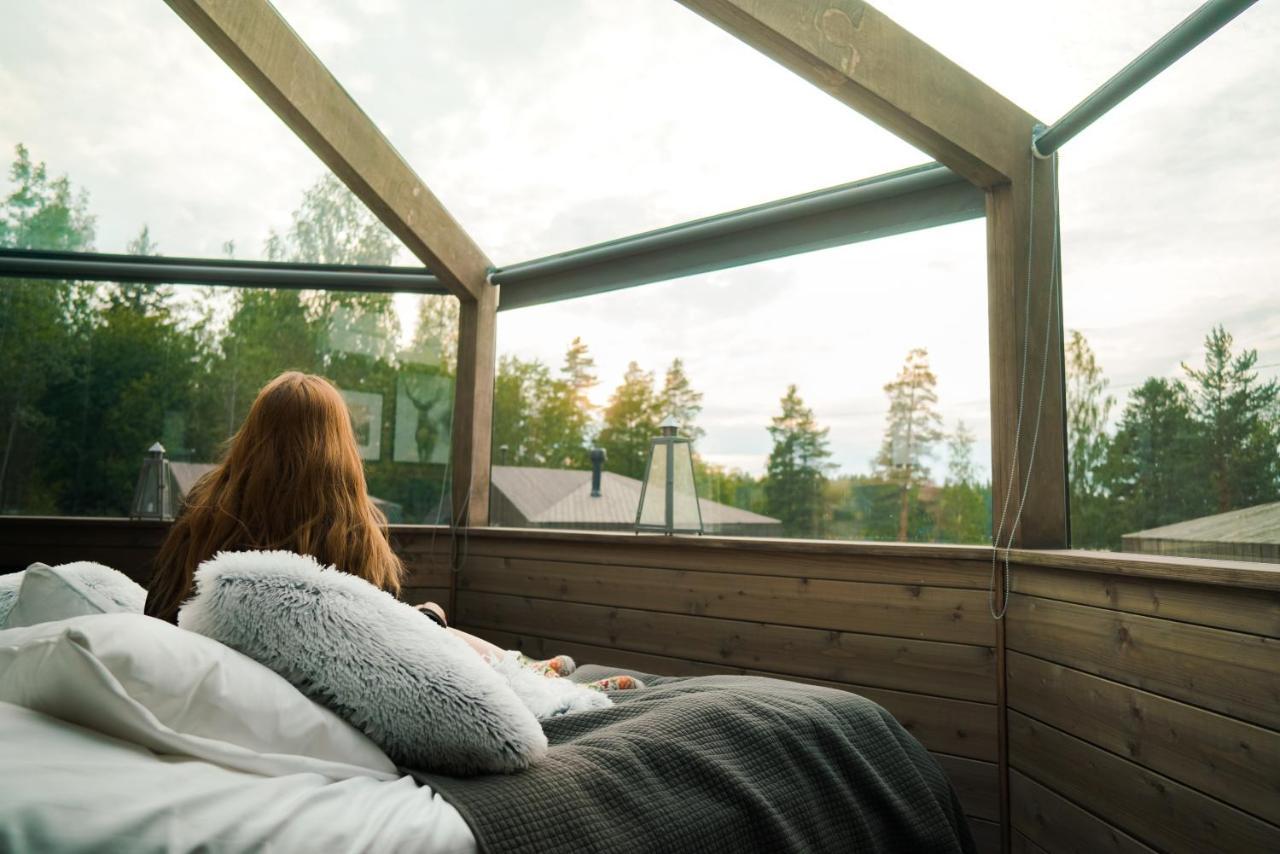 Revontuli Resort Glass Igloos Hankasalmi Luaran gambar